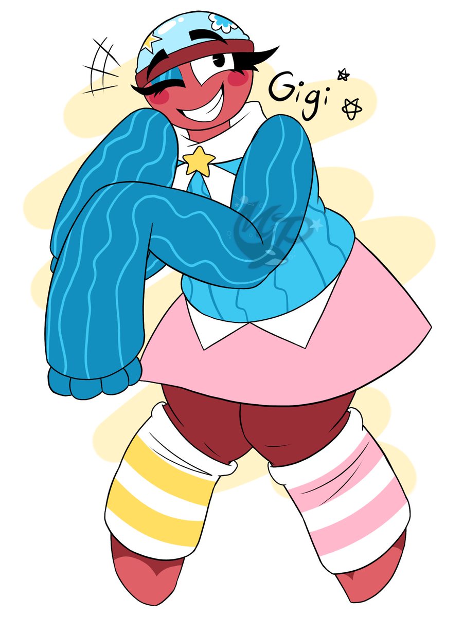 Madelin23187438's tweet photo. Aww Gigi :>
Not much impressed with the skin but “hey” I still draw her in it anyway :p
#dandysworld #dandysworldfanart #gigi https://t.co/yFfgY77VUq