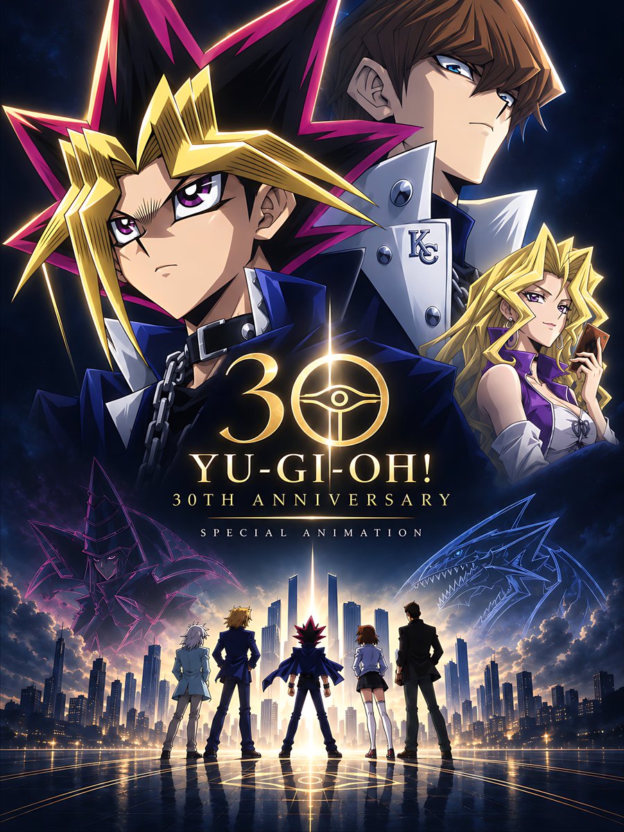 Phoenix8Nexus's tweet photo. Official Poster for Yu-Gi-Oh! 30th Anniversary 

#YuGiOh https://t.co/TiDenQFcxh