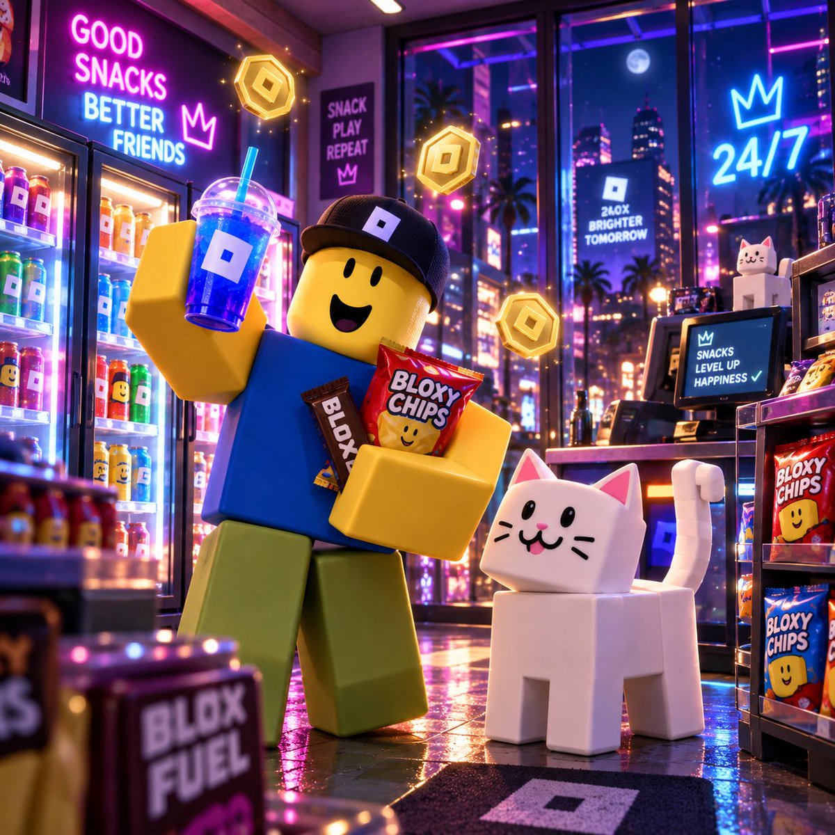 NOOBstonk's tweet photo. snack run https://t.co/UCABiGHquG