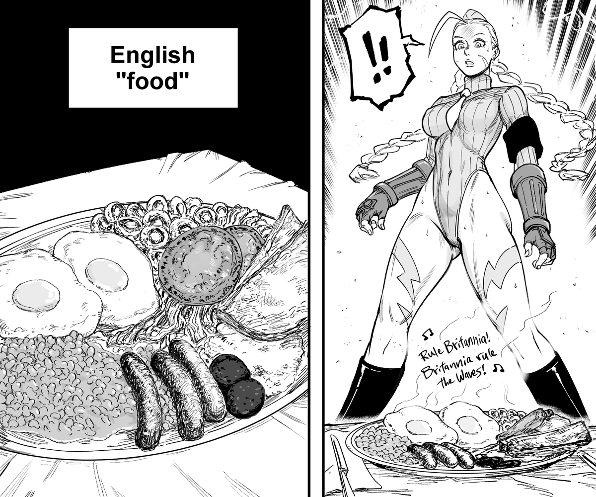 baalbuddy's tweet photo. Patreon request:
Cammy and full English Breakfast https://t.co/wVmEk7zxY3