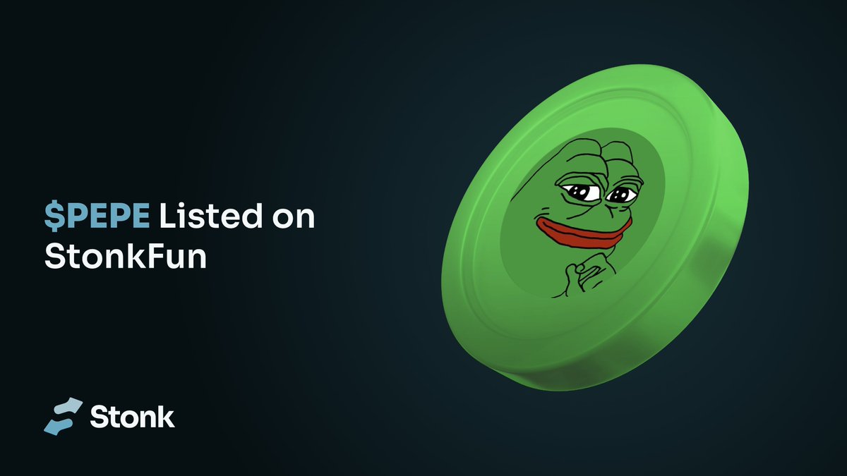 LaunchOnSF's tweet photo. Feels good to pair, man.

You can now launch coins paired with $PEPE on StonkFun.

https://t.co/Lq5IOclKDH

Powered by @Sunrise. https://t.co/8CQ1RNbC6k