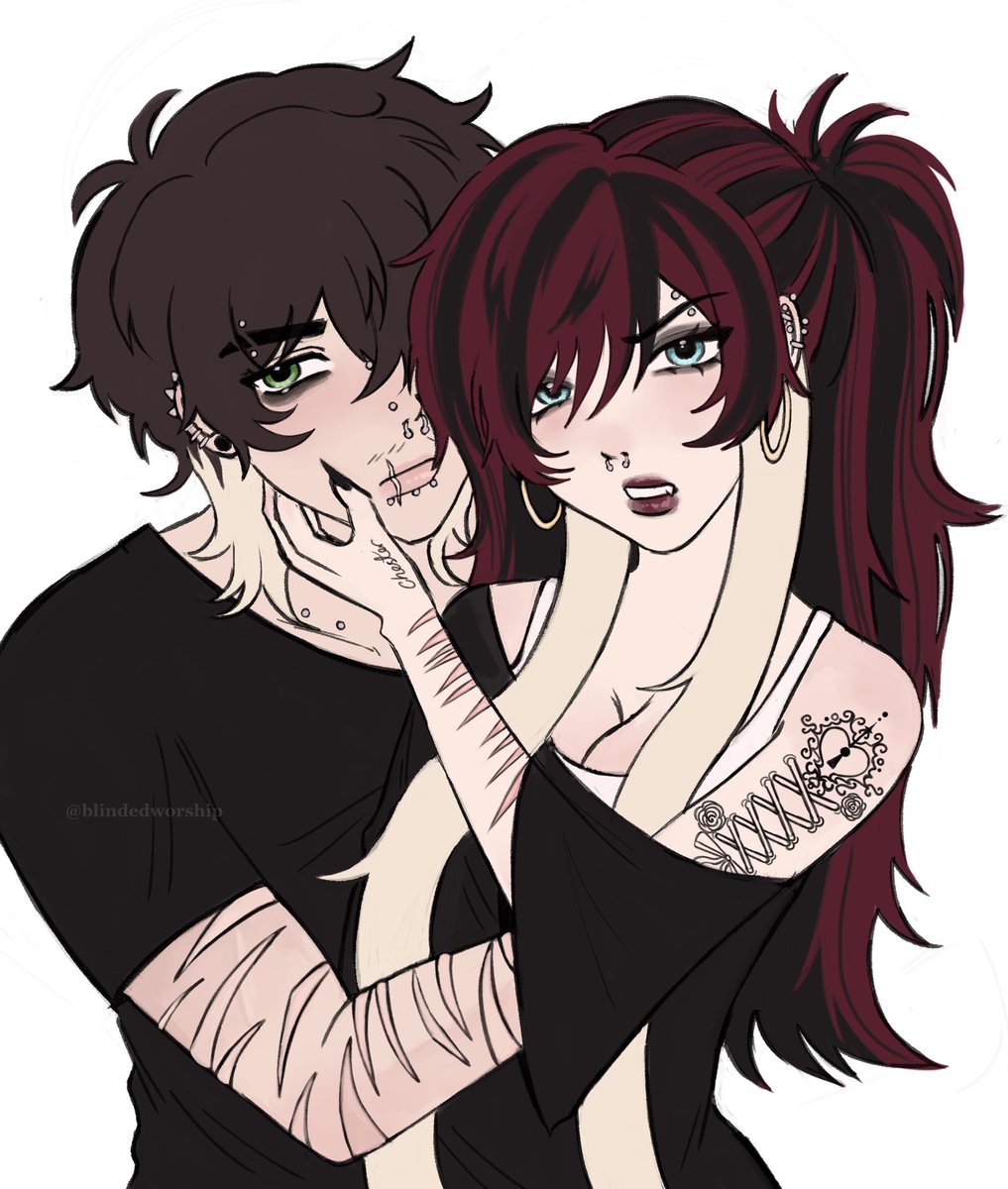 blindedworship's tweet photo. riley and chester
#sacrificial #ocs #originalcharacters https://t.co/84PCFcHTv9