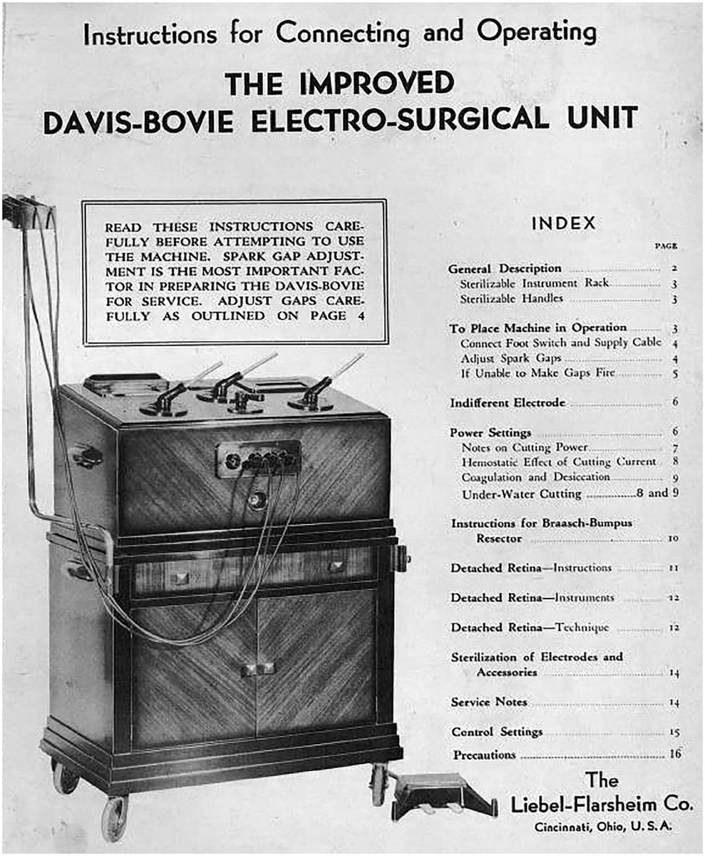 samaeraqe's tweet photo. The "Bovie" is named after Dr. William T. Bovie, an American biophysicist and inventor, worked as a researcher and professor at Harvard University in the 1920s Where he developed the first commercial electrosurgical generator in the 1920s. https://t.co/BRZzQ9FM6u