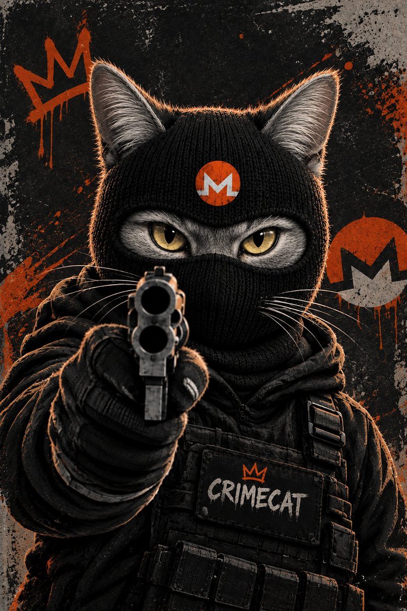 Hashim650's tweet photo. $CRIMECAT is ready for crime see you guys at 1M. $XMR
LFG 🚀 $CRIMECAT will melt faces so hard. https://t.co/QEZfyap6gO
