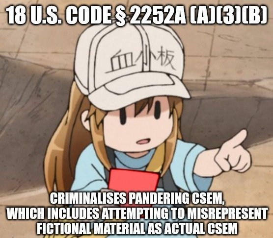 SoulTwiLum's tweet photo. On the contrary, you can be arrested by claiming lolicon is csam https://t.co/YblZpDQdcF