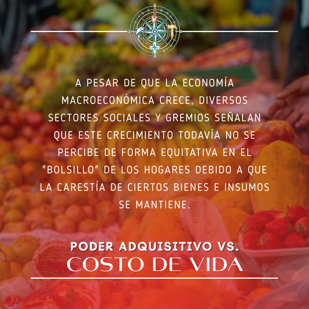 PulsoEconomi's tweet photo. La brecha entre las cifras macroeconómicas oficiales y la realidad financiera de las familias es una de las mayores preocupaciones de los gremios y sectores sociales. Mientras el Banco Central proyecta un crecimiento anual en torno al 2,5% o superior, el costo de la vida y la carestía de bienes esenciales continúan presionando con fuerza los presupuestos familiares. ¡Una cosa son las estadísticas en papel y otra muy distinta la angustia diaria al intentar cubrir la canasta básica!