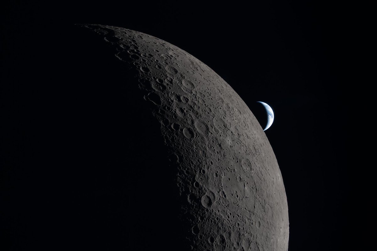 NASAJohnson's tweet photo. It’s a lunar love fest — no eclipse of the heart here. 🌕

Happy International Observe the Moon Night. From Apollo to Artemis II’s 10‑day lunar flyby, exploration keeps lighting the path to the next giant leap. NASA’s Lunar Reconnaissance Orbiter has spent more than 16 years mapping the Moon, helping guide the Artemis era and beyond.📍Where are you observing from tonight? Tag us with your view.