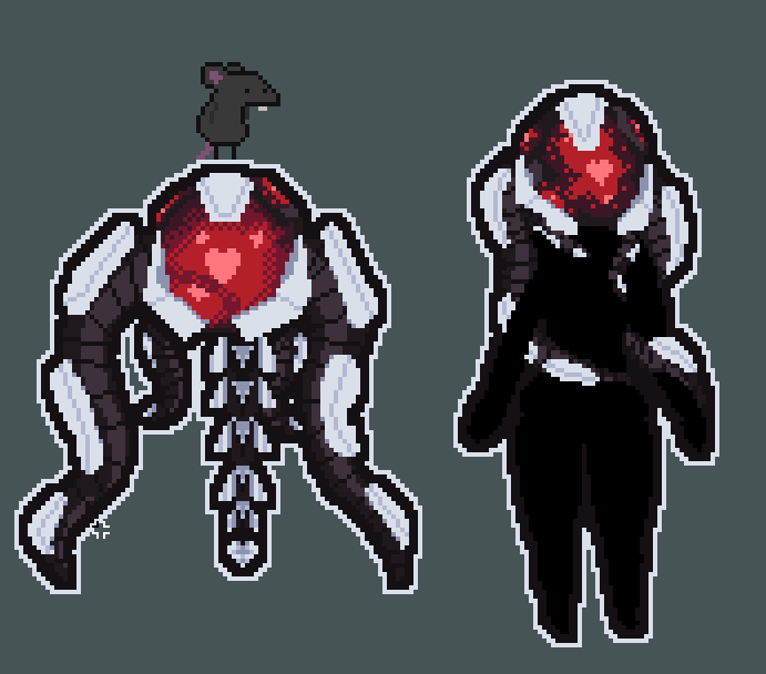 NotSoGoldenArt's tweet photo. P.U. - H4PPL Pacification Unit - Designed to attack unruly protesters and take over their bodies for further pacification efforts #robotart #art #pixelart #robot #rat https://t.co/mKAd4Ano0p