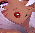 noctivorous's tweet photo. how I draw lips https://t.co/hkeregzEMF