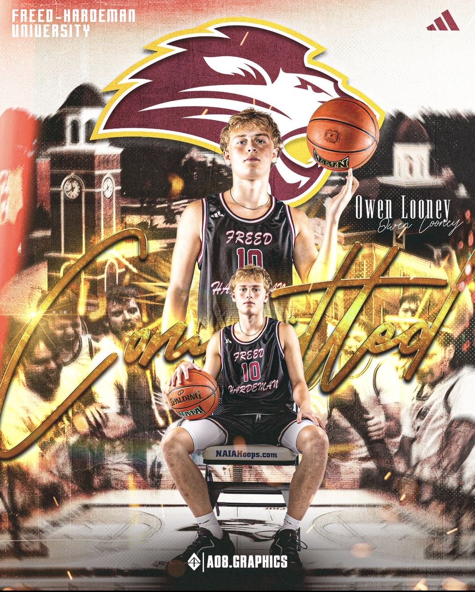 O_looney1's tweet photo. First and foremost, I would like to thank my Lord and Savior Jesus Christ for blessing me with the opportunity to play the game I love.
I can’t thank my parents enough for their unwavering support and the sacrifices they’ve made so I could chase this dream.
To Coach Street, Coach McNutt, and Coach Laux — thank you for always pushing me to be my best and for believing in me.
Thank you to everyone who has helped me along this journey.
A special thank you to Coach Burns and Coach McClaran for believing in me and giving me this opportunity.
With that said, I am proud to announce that I am 100% committed to Freed-Hardeman University!
Go Lions! 🦁 @CoachJ_Street @michaelmcnutt0 @RyleyMcclaran @CoachGBurns @FHULionsBBall