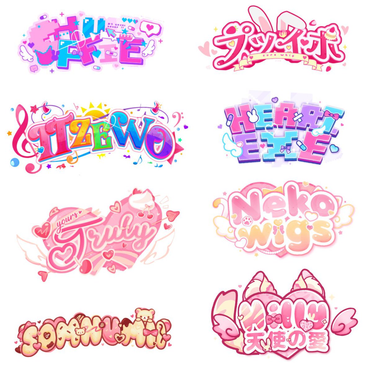 hrkwssp's tweet photo. comissões de logo e banners abertas!! #graphic #vtuberlogo #logodesign #vtuber https://t.co/A0vCDmbiNb