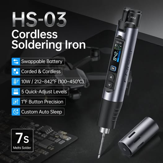 HomeGcollective's tweet photo. Your handy companion for DIY projects, electronics repairs, and quick fixes.  With adjustable temperature control and a compact design, it’s easy to take wherever your projects go. 

#DIYTools #SolderingIron 
https://t.co/KFUsQqY6hu. https://t.co/kIpO1C3H0a