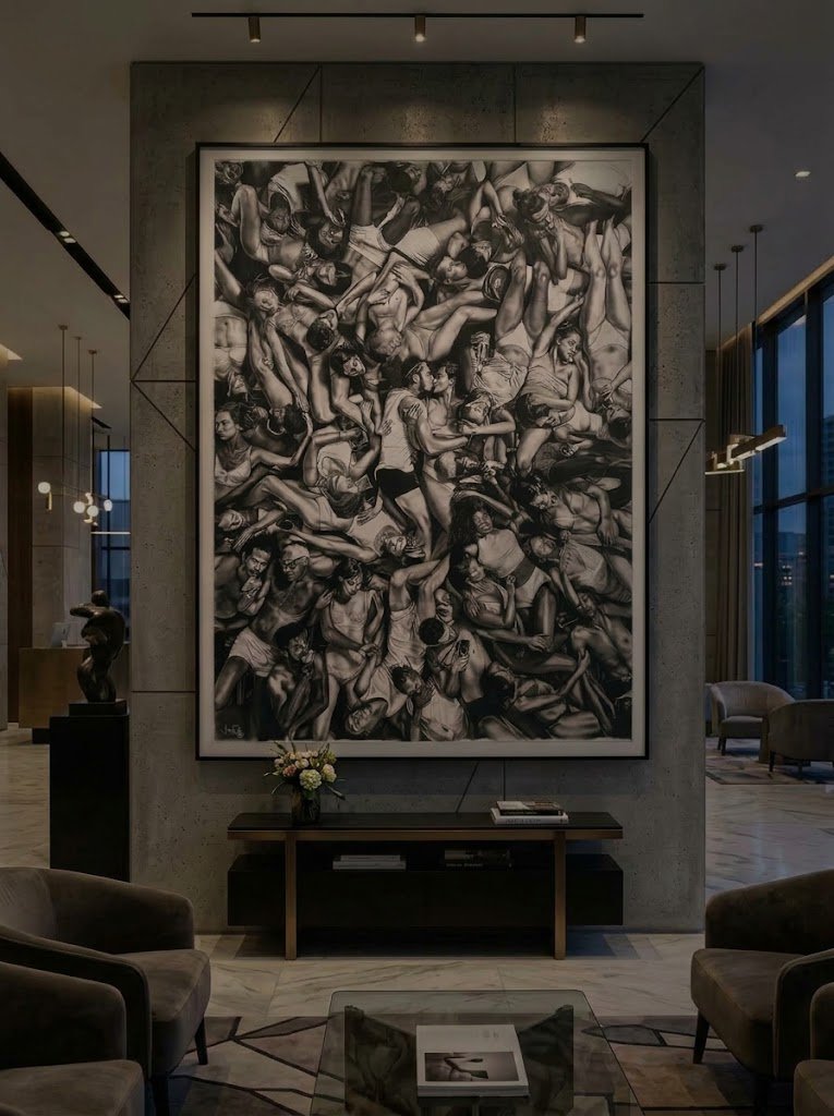 SPencilz's tweet photo. How will you love this massive piece of art in your space.

It's titled "The Sea of Flesh"
Charcoal on paper 
4ft by 6ft

Available... Send a dm
 
@oku_yungx @DafinoneEde 
#artcollector #pencildrawing https://t.co/eswhgxOrjf