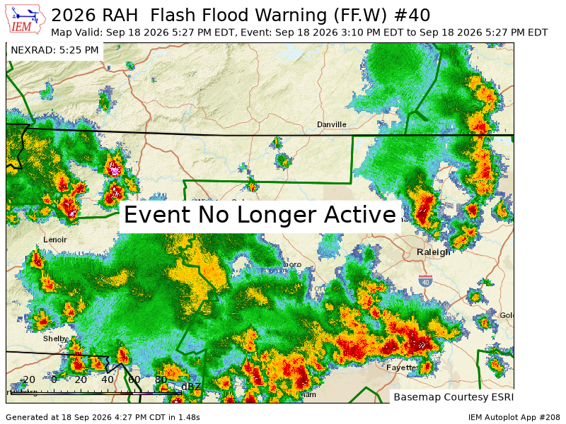 randolphsvwx's tweet photo. RAH cancels Flash Flood Warning for Davidson, Guilford, Randolph [NC] https://t.co/BVF2q1e7If https://t.co/kx98vZ1Uoy
