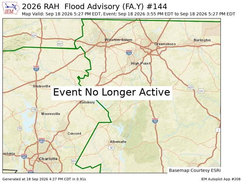 randolphsvwx's tweet photo. RAH cancels Flood Advisory for Davidson, Randolph [NC] https://t.co/JdtLcgq3sw https://t.co/W1qsWe6DtS