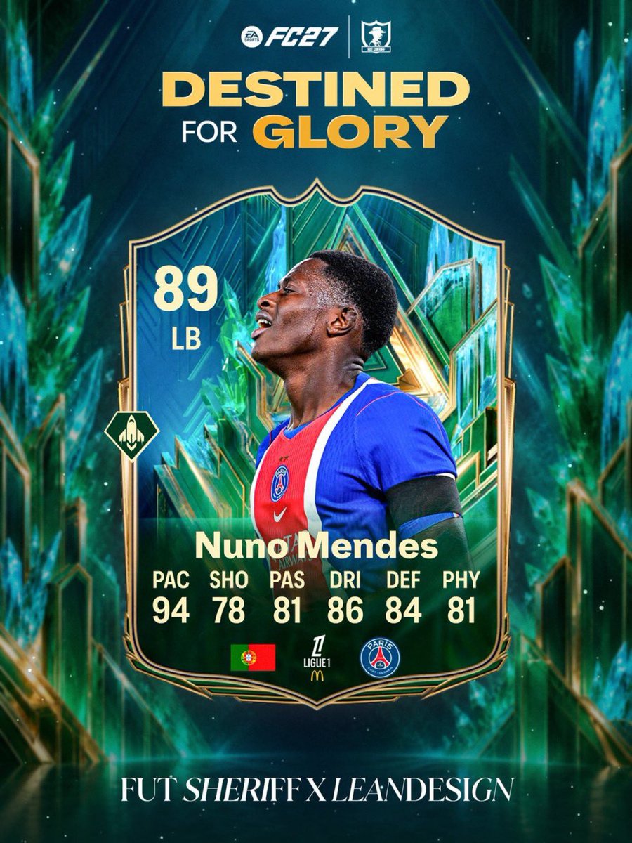 7SNKA9's tweet photo. �🔥 حسب التسريبات نونو مينديز 🇵🇹 قادم في حدث � الإحصائيات مجرد توقعات وقد تتغير عند نزول البطاقة رسميًا
#FC27 https://t.co/Pn3grfSYQa