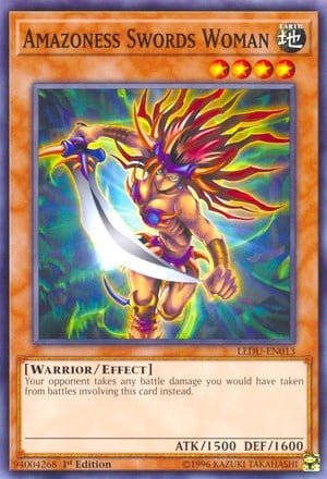 M0KUBAKAIBA's tweet photo. ✎ |:| Normal summon Amazoness Swords Woman
Battle phase https://t.co/qqen2m97v4