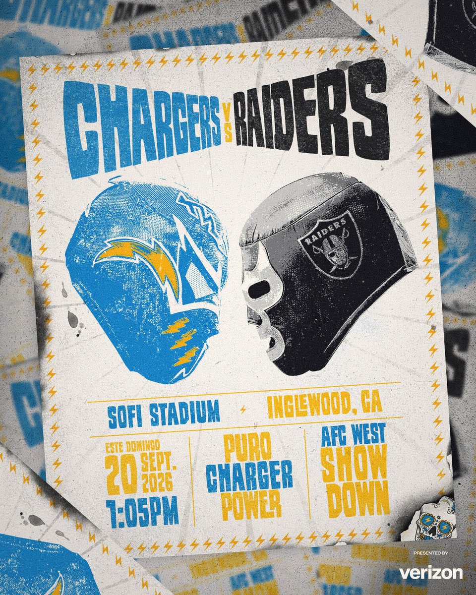 chargers's tweet photo. raiders week. https://t.co/4nCxMmqNaR