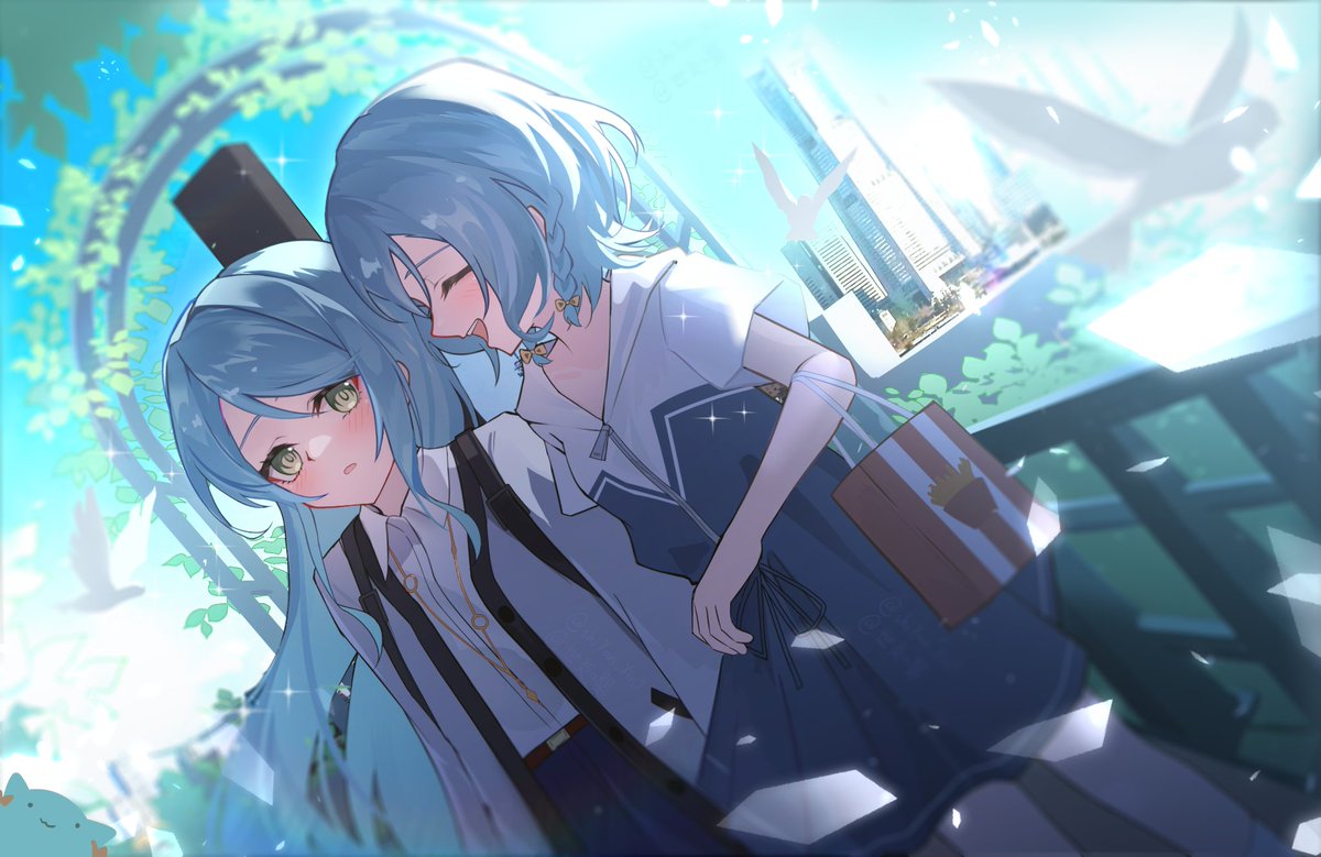 shiyan_ying's tweet photo. 🩵🍟
#百合 #yuri https://t.co/6Vf260CNg7