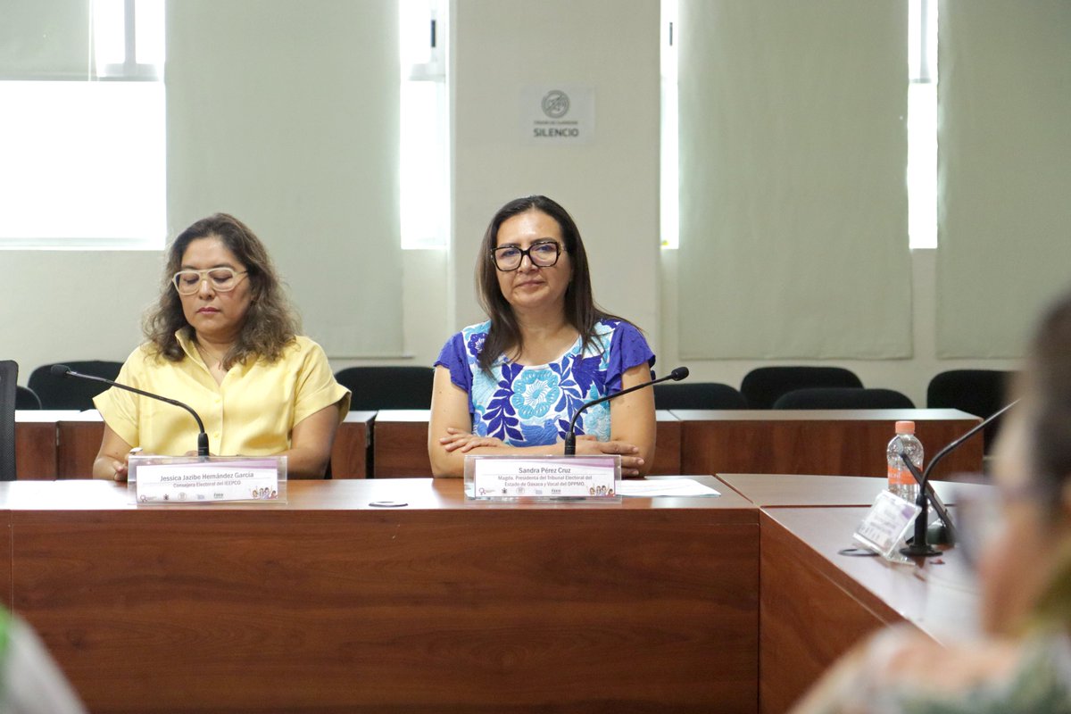 TEEOax's tweet photo. La Presidenta del #TEEO, Sandra Perez Cruz, participó en la Segunda Sesión Ordinaria 2026 del Observatorio de Participación Política de las Mujeres en Oaxaca.

@SM_GobOax @FEDEOaxaca @IEEPCO y @TEEOax, dieron cuenta de sus actividades.
#ParticipaciónPolítica
#Paridad
#VPG https://t.co/ZspaxhUAuW
