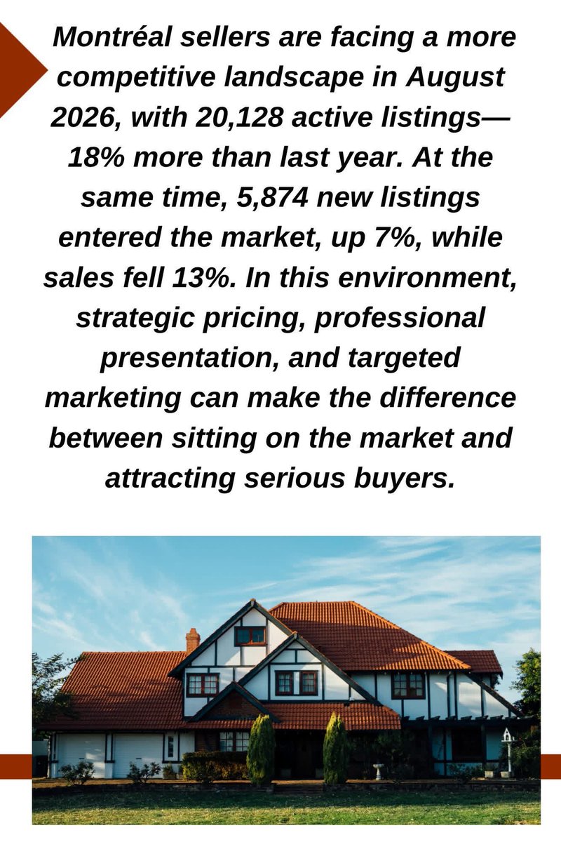 sherif5555's tweet photo. 📈 18 % PLUS D’INVENTAIRE : LE PRIX EST DÉTERMINANT!
📩 Vous pensez vendre? Écrivez-moi VENDRE pour une consultation.

 📈  18% MORE INVENTORY: PRICING IS EVERYTHING!
📩 Thinking of selling? Message me SELL for a confidential consultation.

#MontrealRealEstate,#GreaterMontreal, https://t.co/tSlhP7os4N