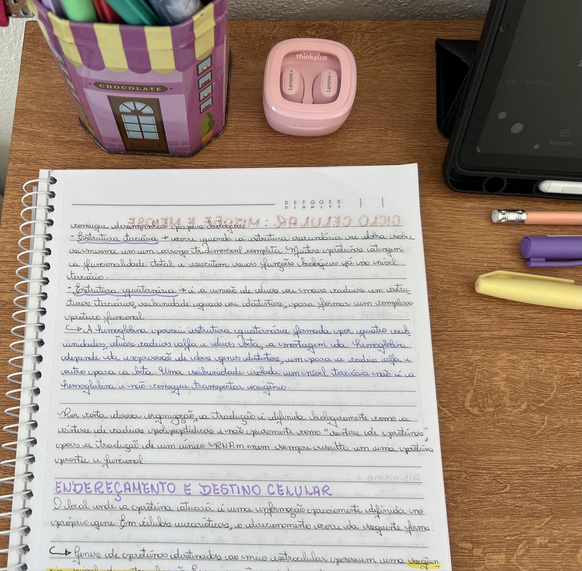 jistuds's tweet photo. ─ 🍐#studylog 18092026

Continuei na missão de colocar todo o conteúdo de genética em dia e ainda não acabei. A p1 de genética tá cada dia mais perto e estou com muito medo pq essa matéria nunca foi meu forte https://t.co/mCt1eTECyp