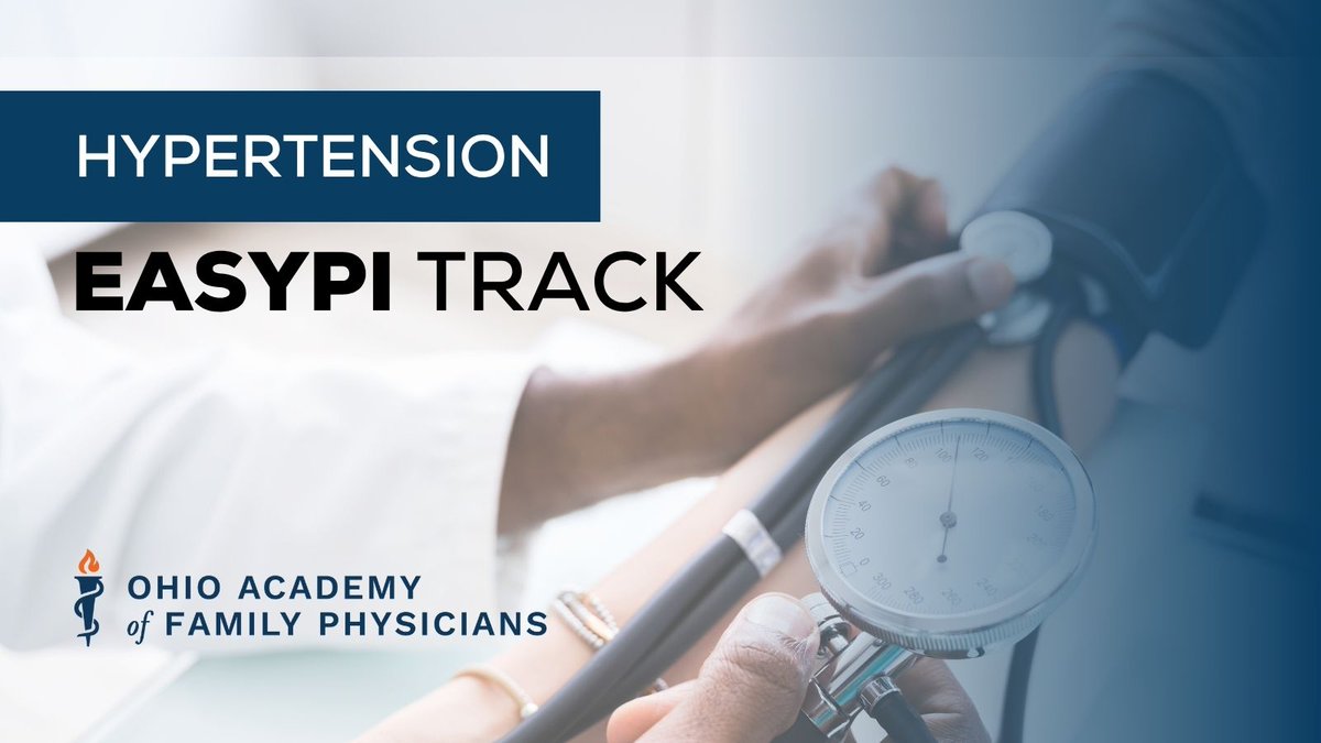OhioAFP's tweet photo. To support clinical teams in improving blood pressure control rates, the OAFP has launched a new EasyPI track focused on hypertension management, proudly sponsored by AstraZeneca Medical Affairs – CVRM, a Partner in Health of the OAFP. Learn more: https://t.co/ncWQDTRwdH https://t.co/1n30WExPS2