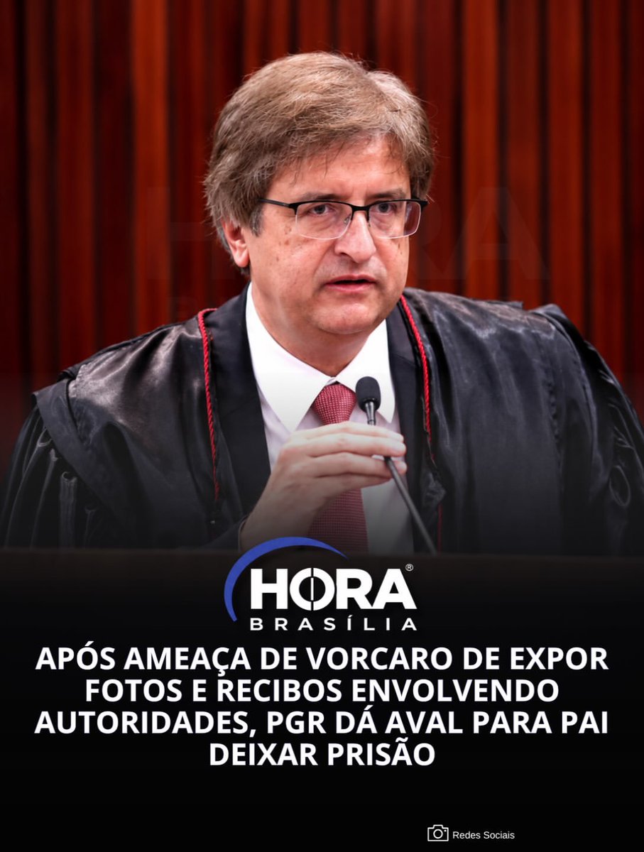MachadoDarlon's tweet photo. Após ameaça de Vorcaro de expor fotos e recibos envolvendo autoridades, PGR dá aval para pai deixar prisão! 🔥🤭👀 https://t.co/uzPfpNMB1Z