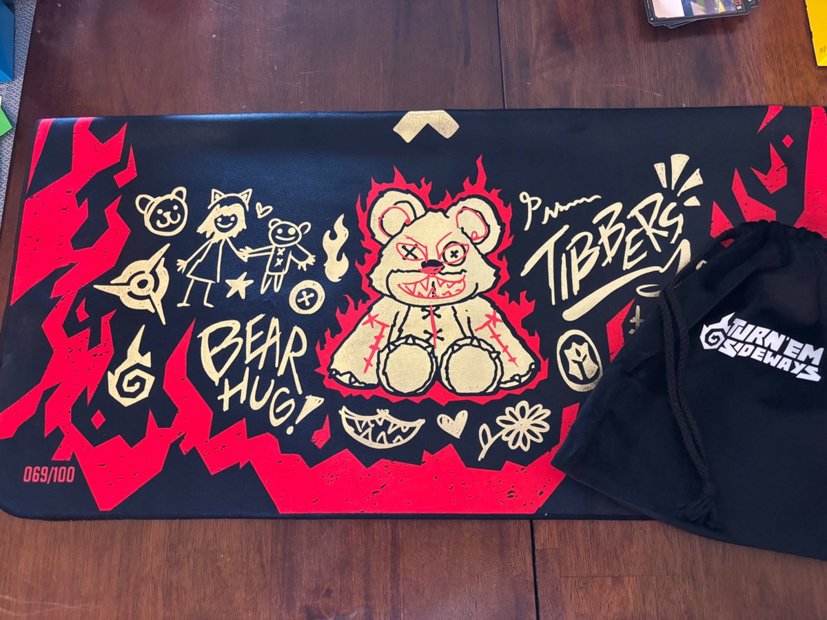 SolxceTCG's tweet photo. My @TurnThemSide x @Prismaticismism cloth mat arrived! Reiterating how cool of a product this is and how much I love the opportunity to support the company and the player. Keep on creating incredible content and I hope Prismat continues to be successful in his tournament runs! https://t.co/6ao4HqC3Hs