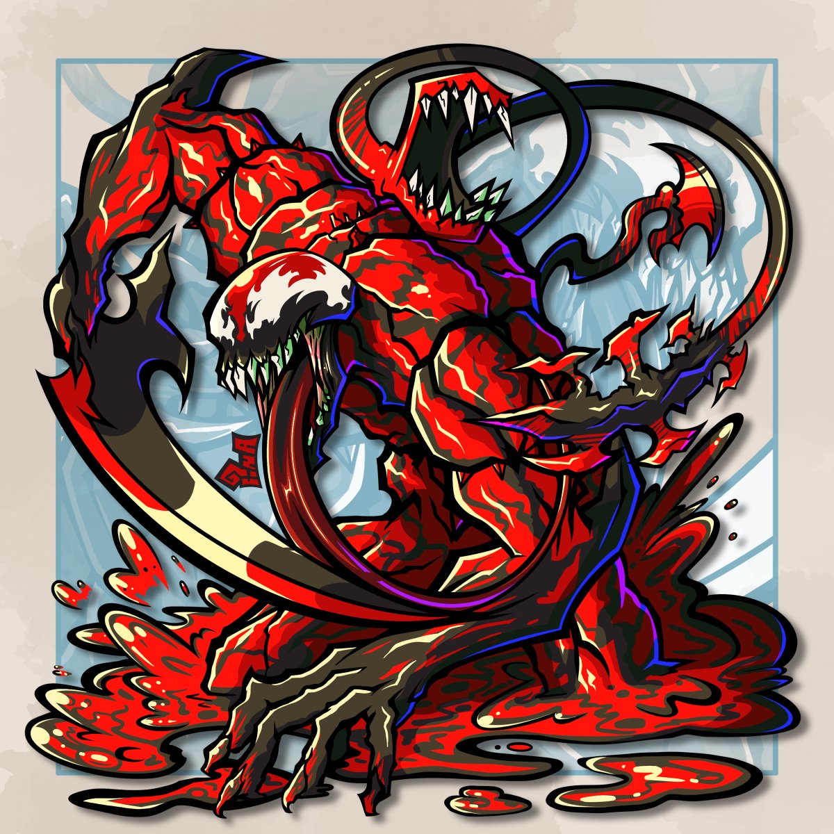 Cinamuffins's tweet photo. Carnage https://t.co/DpLb37rLLR