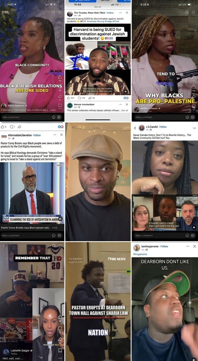 BlackIntifada's tweet photo. Through Blackface bot accounts and paid influencers, Black people are being made into the face of Zionism, and in a country where public opinion on Israel is deteriorating and both sides see Zionism as a threat, I don't think people realize how dangerous this is for Black people. https://t.co/AxbbnMswif