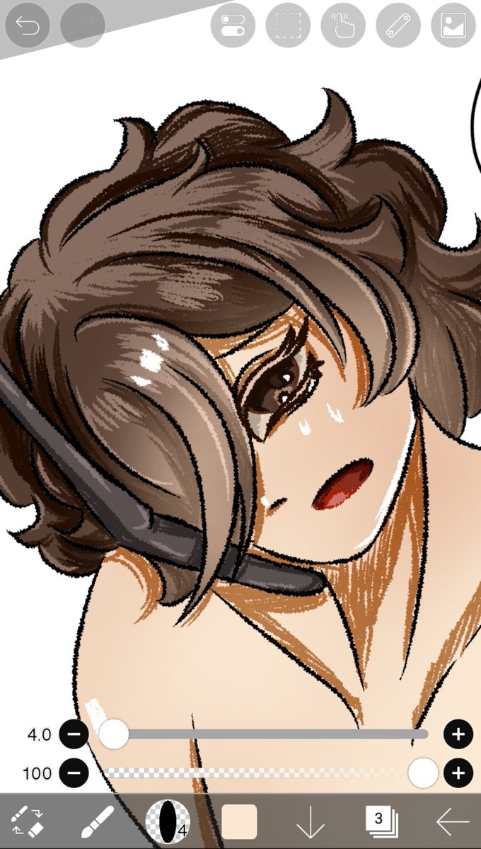 Cher2ysad's tweet photo. @VerzaiWeek I decided to experiment a bit with a new brush. https://t.co/r2GqYpXKbo