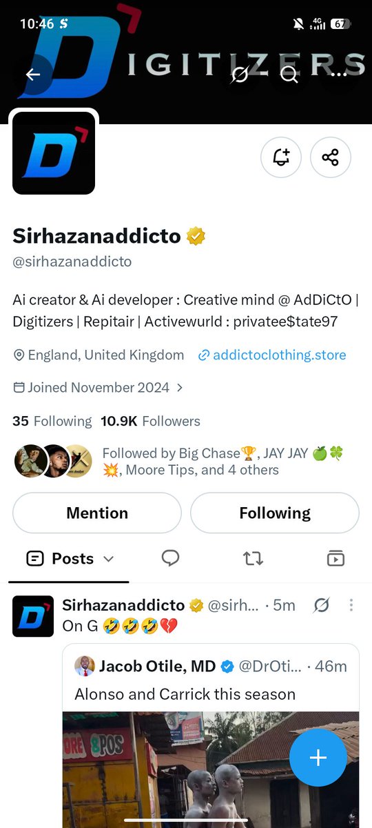 AdeMekusi's tweet photo. @Wizarab10 @sirhazanaddicto 9096332916
Opay

Blessings https://t.co/UQ2krE4qsu
