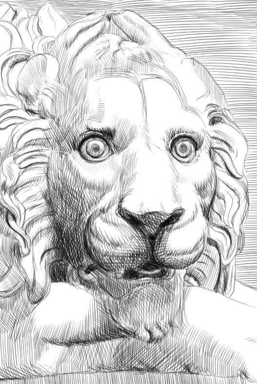 C0lombs's tweet photo. Lion sculpture practice https://t.co/MSrG4NLjgx