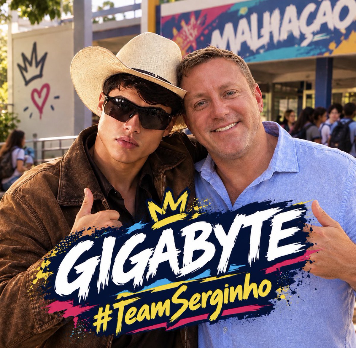 rodrigotuitta's tweet photo. To fechado com o Cabeção na #AFazenda18 🐴💚 #TorcidaGigabyte https://t.co/0At2X8X9Mo