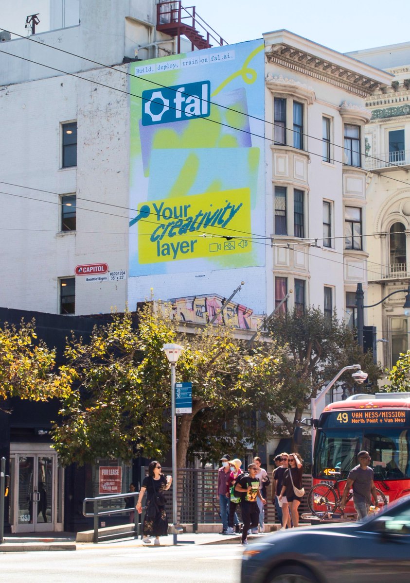 adamho's tweet photo. Out-of-home campaign for @fal: Your creativity layer.

Really proud of the whole team for getting this out!

Designed at *fal design lab* / with Hyun Jung Lee https://t.co/k0nE2w8Hn1