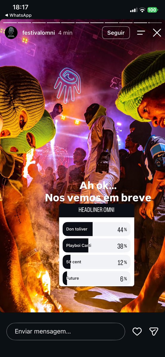 yvldasilva's tweet photo. 🚨 ATENÇÃO VOTEM NO PLAYBOI CARTI PRO FESTIVAL OMNI TRAZER COMO HEADLINER NO RIO DE JANEIRO EM 2027‼️ https://t.co/fh0Y9BmfV4
