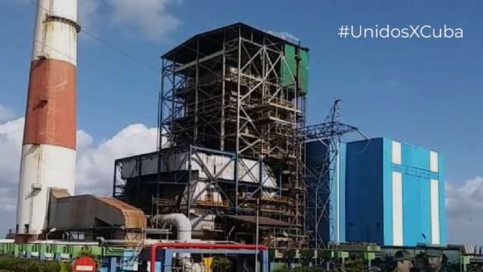 DrRobertoMOjeda's tweet photo. Avanza la recuperación del Sistema Eléctrico Nacional gracias a la pericia y la entrega de los trabajadores del sector, quienes hacen posible este esfuerzo en medio del genocida cerco energético impuesto al país.#CubaVencerá #CubaNoEsUnaAmenaza, el Bloqueo Sí. https://t.co/BPYPLh883d