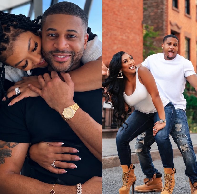 ZatimaOnBET's tweet photo. HE SAID WHAT HE SAID… AND WE LOVE IT! 🔥❤️

Devale Ellis had social media talking after proudly saying, “Marrying a Black woman is the epitome of me loving myself.” And honestly, Khadeen’s reaction said it all. ❤️

The love, respect, and admiration these two continue to show each other is beautiful to see. They’ve built a marriage rooted in love, partnership, and genuine appreciation for one another.

One thing about Devale — he’s always going to make sure the world knows just how much he loves and appreciates his wife. ❤️💍

And Khadeen? She already knows she’s loved! 😂❤️

#DevaleEllis #KhadeenEllis