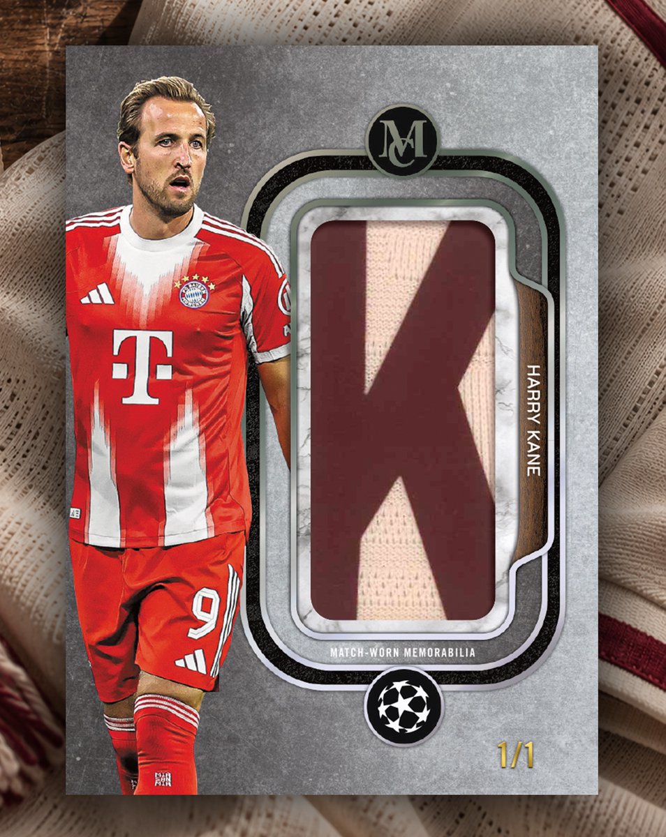 Topps's tweet photo. Harry Kane's match-worn nameplate went inside rare trading cards 🔥 https://t.co/DCtAVz28Xp