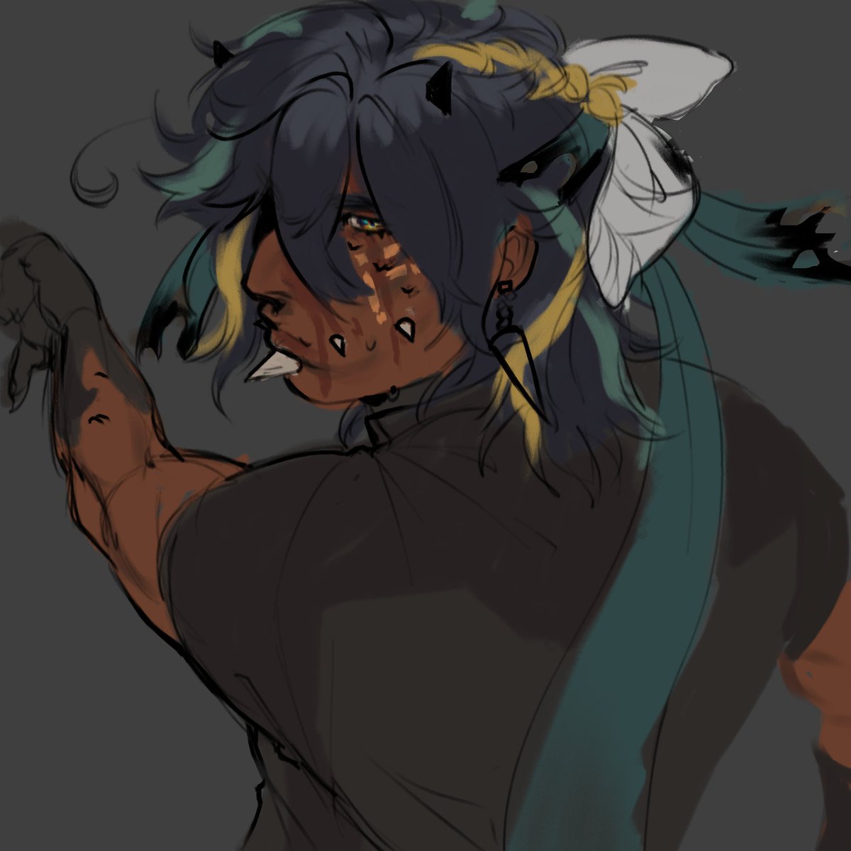zimaphonia's tweet photo. kinich: ajaw 
Doodle bc i got lazy to paint https://t.co/kDeErlobGj