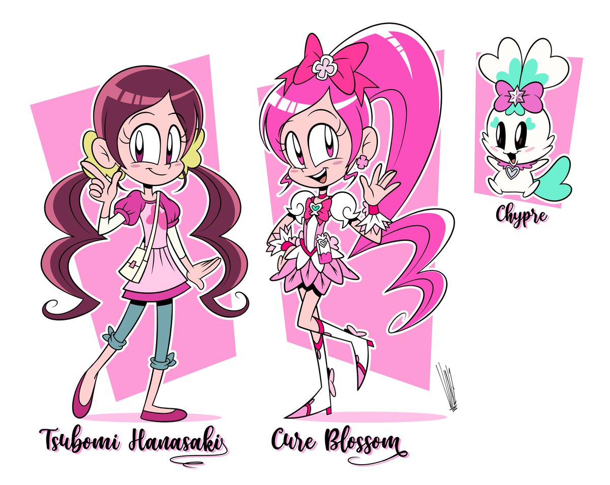 vinzound's tweet photo. Tsubomi Hanasaki/Cure Blossom &amp; Chypre from HeartCatch Pretty Cure

#commission #commissionart #cureblossom #prettycure #precure #プリキュア https://t.co/kiuZaVHtYb