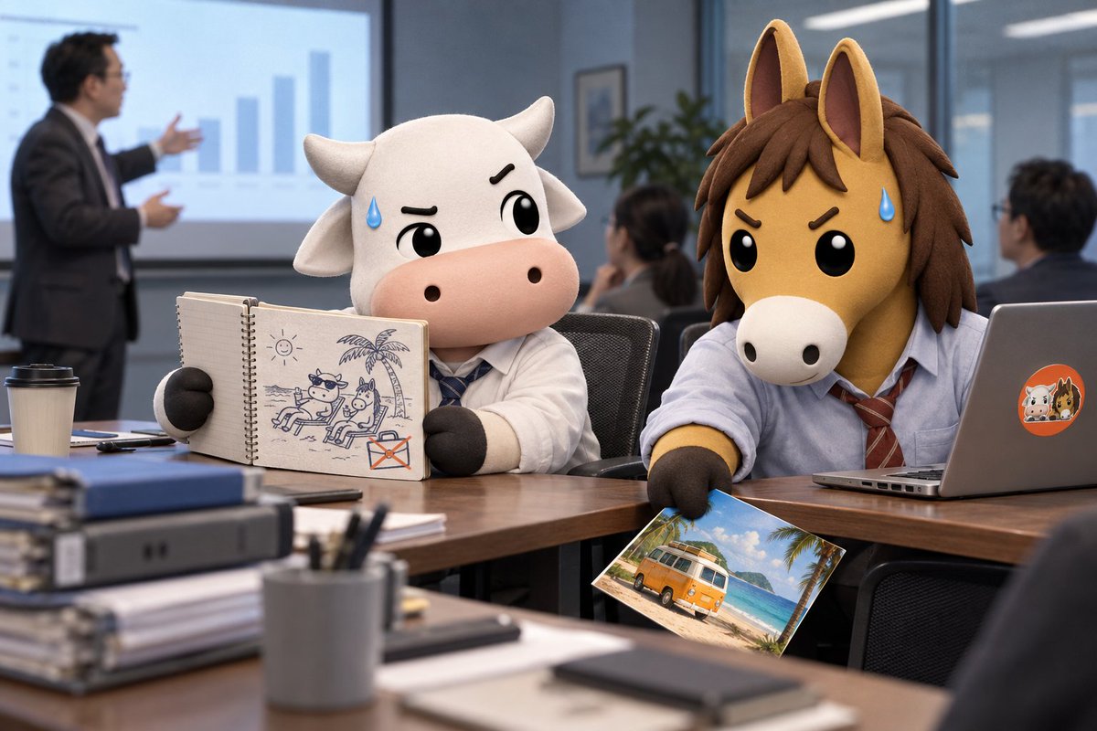 niumabsc's tweet photo. 老板还在讲明年的规划，我已经在想辞职后的安排了。🐮🐎 https://t.co/KX5XtWjdxM