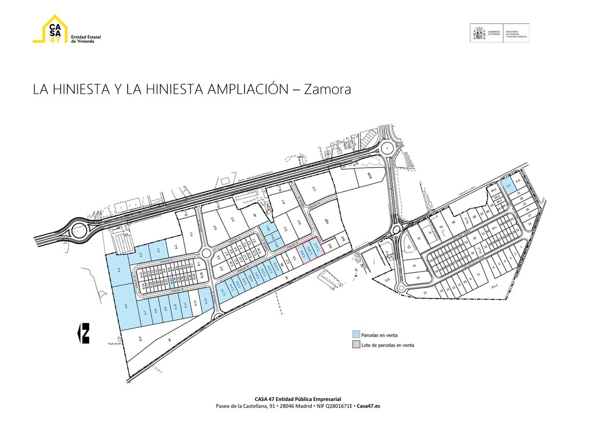 garciadeleonj's tweet photo. Gobernar es disponer suelo empresarial y ponerlo a producir. 

La licitación de @Casa47gob en La Hiniesta representa eso: casi 100.000 m² en parcelas desde 86.000 € para transformarse en empleo, en pymes y en el arraigo de los jóvenes en #Zamora. Es #TerritorioÚtil https://t.co/MCReNLilXT