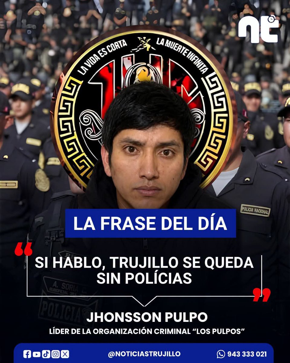 gentedetruji's tweet photo. Jhonsson Pulpo y unas declaraciones que generan revuelo en Trujillo https://t.co/g0d7JjN8e5