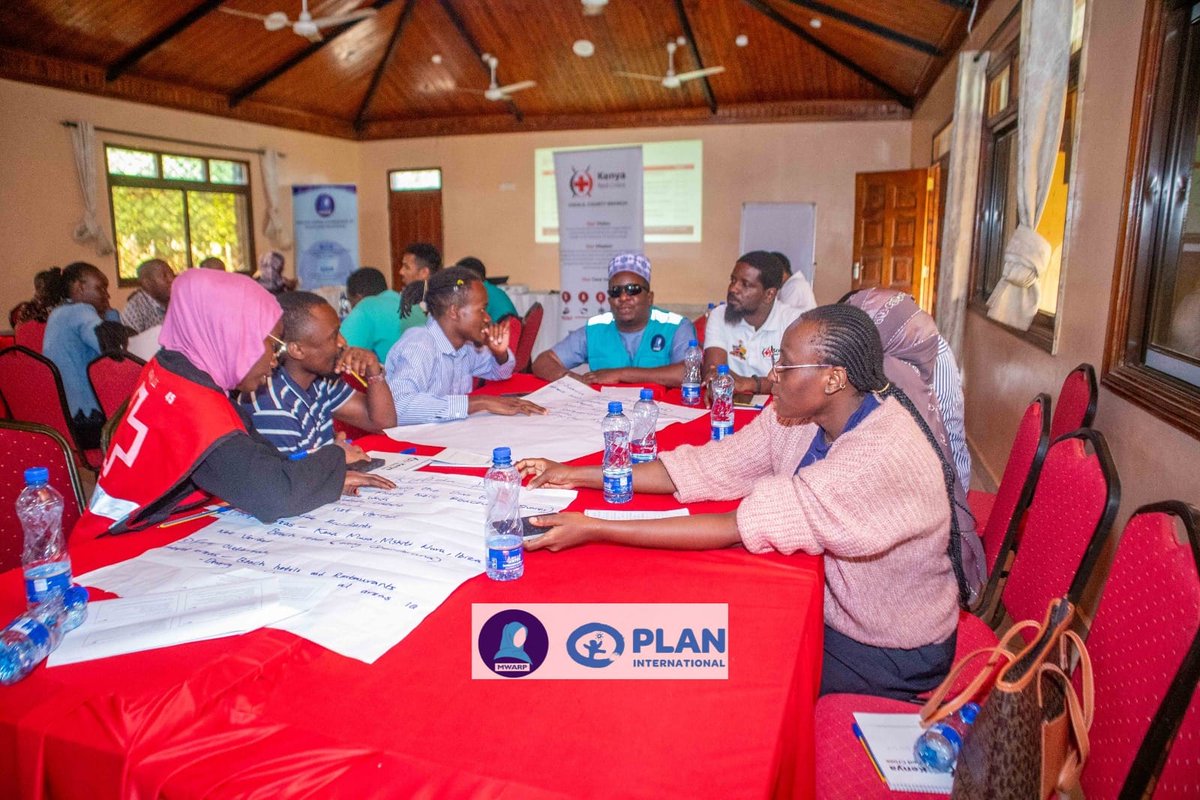Mwarpkenya's tweet photo. 🌍 FROM TRAINING TO ACTION: BUILDING RESILIENT COMMUNITIES!

On 16th–17th September, Community Disaster Management Committee (CDMC) members in #Msambweni strengthened their capacity to #prepare for and #respond to #emergencies.

Through the training, participants identified key local #hazards, mapped #safe zones, established emergency #contacts, and strengthened early #warning, coordination and response #mechanisms.

Supported by @PlanKenya in partnership with @Mwarpkenya , with technical facilitation from @KenyaRedCross - Kwale, the training is strengthening community-led preparedness and faster action when disasters strike.

Better prepared communities. Stronger resilience. Safer lives.

#CommunityResilience #DisasterPreparedness #EarlyWarningEarlyAction #MWARPImpact