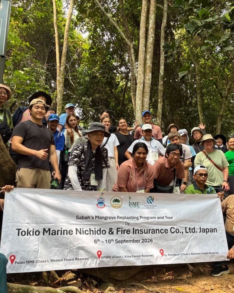 FirstInsHI's tweet photo. Salam sejahtera! Earlier this month, Dakota O. from our Strategic &amp; Financial Analytics team participated in Tokio Marine’s 23rd Mangrove Planting event in Malaysia, bringing together employees from across the Tokio Marine Group to support environmental sustainability. https://t.co/tuuAAuN43x