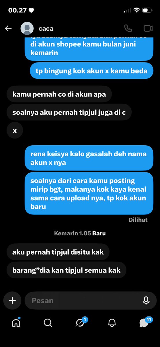 layonelissem's tweet photo. @teeluvceisy @r_keisyani @cacaa0seoo nih kak, aku udah sempet co full oren, terus aku cancel dgn alasan pengen splitpay aja karna udah curiga, eh ternyata bener nipu😭, penipu kena tipu😭 https://t.co/pkHermRFDj
