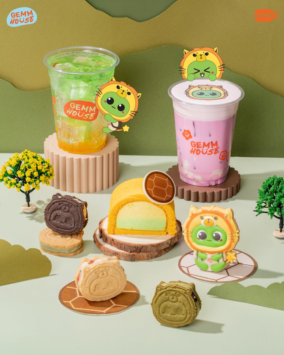 GEMMHOUSE's tweet photo. Time to get sweet! 🐢🦁🍰 Step into the lovable set by “KING MAN” and taste the happiness. Don't miss out! ✨ @kingman_gmmtv 

🔗 Reservations open via https://t.co/ClalEA7g0H

See you at GEMM HOUSE!
🗓️ OPEN DAILY
⏳ 9 AM - 9 PM
📍 2nd Floor, GMM Grammy Place

#GEMMHOUSE #GMMTV https://t.co/z9wd4fVg0V