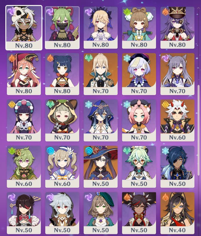 obstactles's tweet photo. Vendo conta genshin pela minha amiga 2/3

Valsa do Crepúsculo, Haste de Cinábrio, etc. Todos os personagens upados estão buildados. Os dados da conta serão Alteradas para o gmail desejado do comprador.

Banner de Personagem -> Pity 11 (50/50) https://t.co/vbm21RFkpj